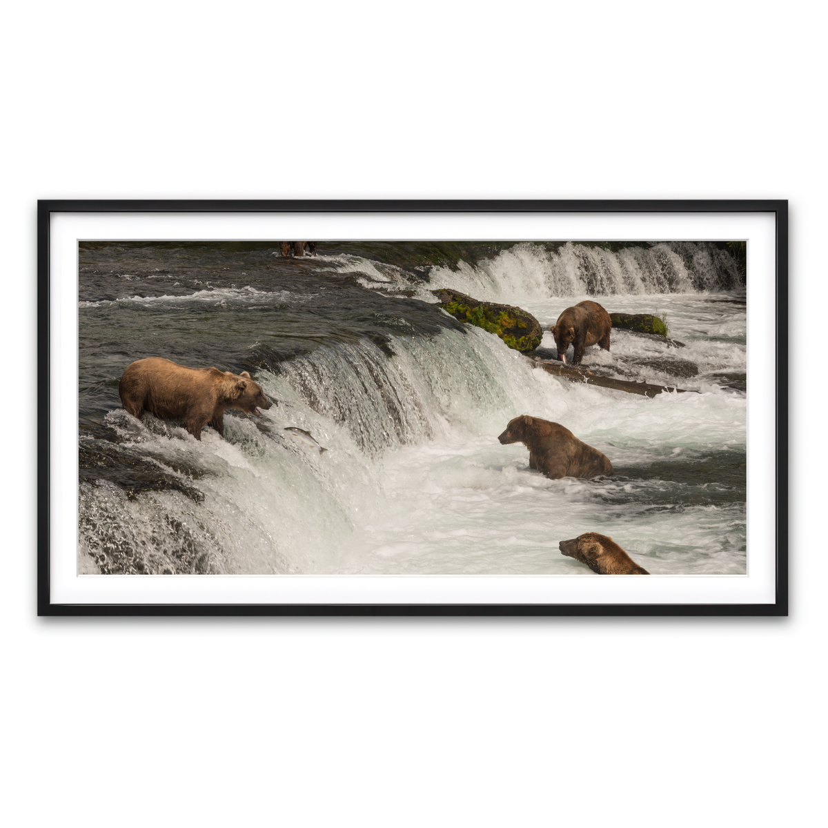 Framed Print 2x1 Black