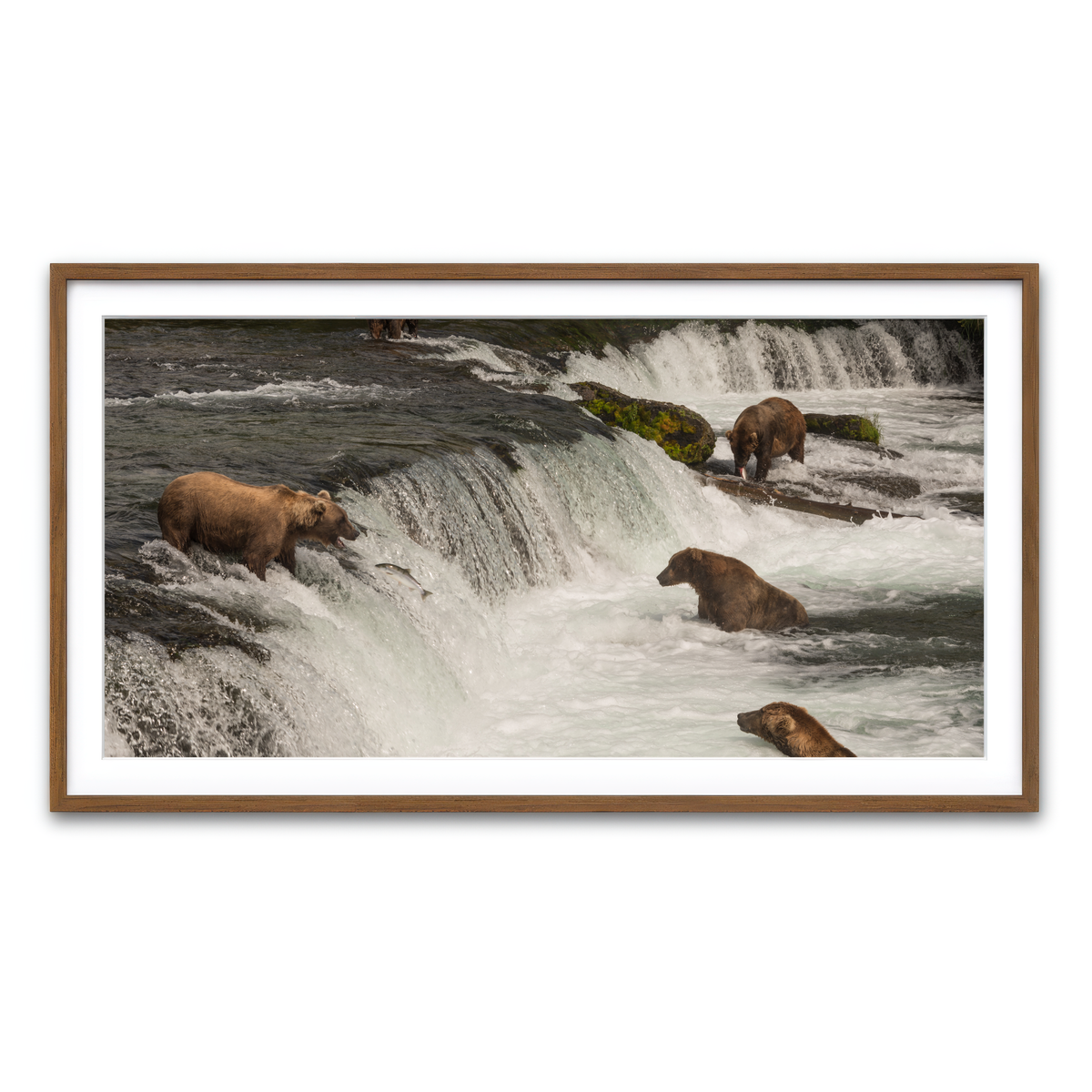 Framed Print 2x1 Walnut