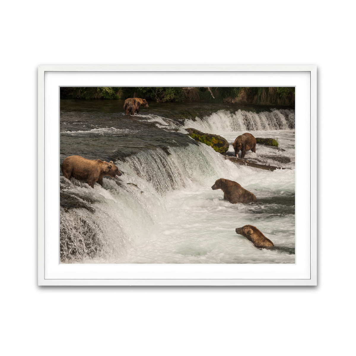 Framed Print 4x3 White