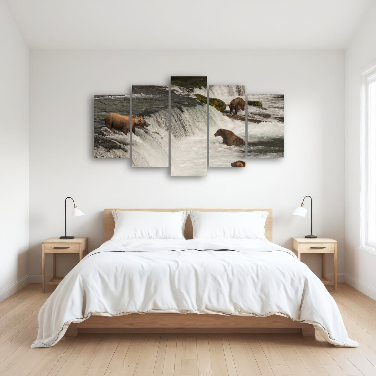 AUTO-MOCKUP ROOM | Five bears salmon fishing