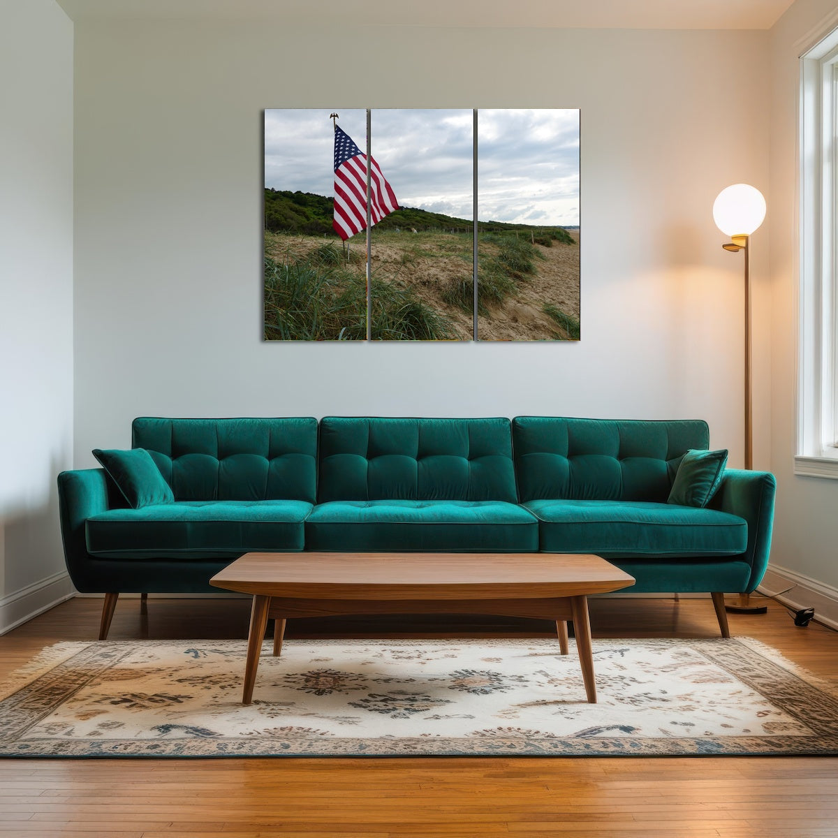 AUTO-MOCKUP ROOM | Flag On Omaha Beach