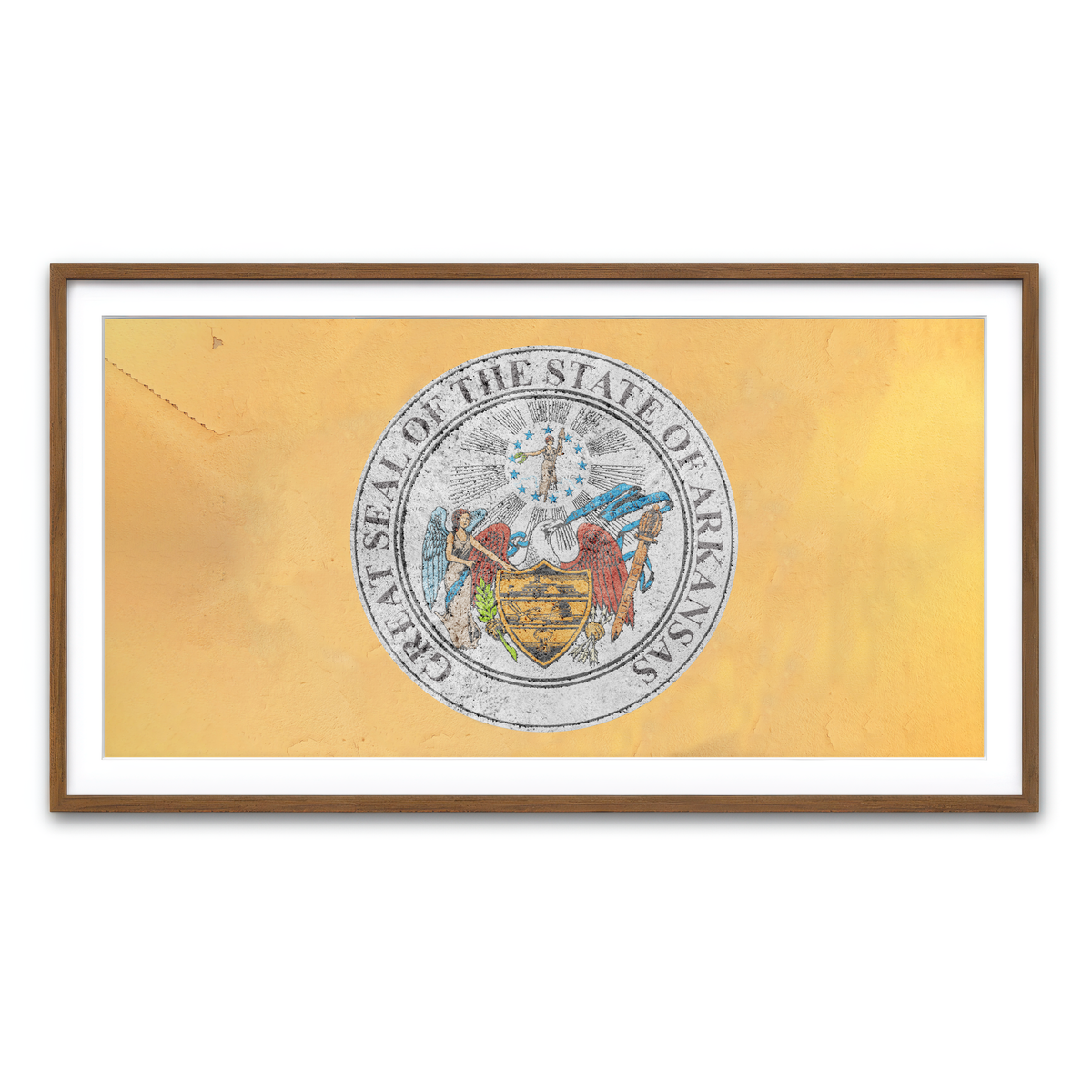 Framed Print 2x1 Walnut