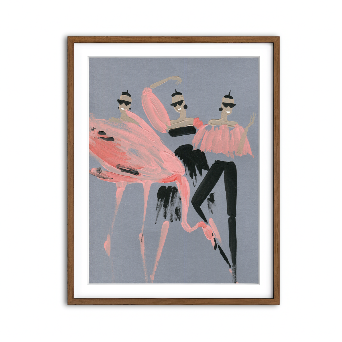 Framed Print 3x4 Walnut