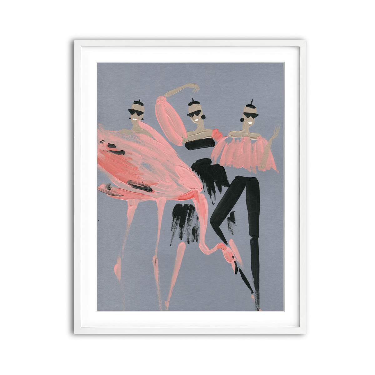 Framed Print 3x4 White