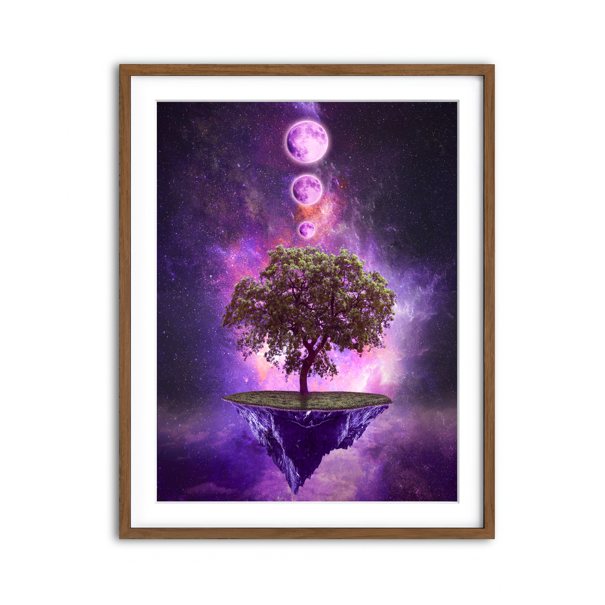 Framed Print 3x4 Walnut