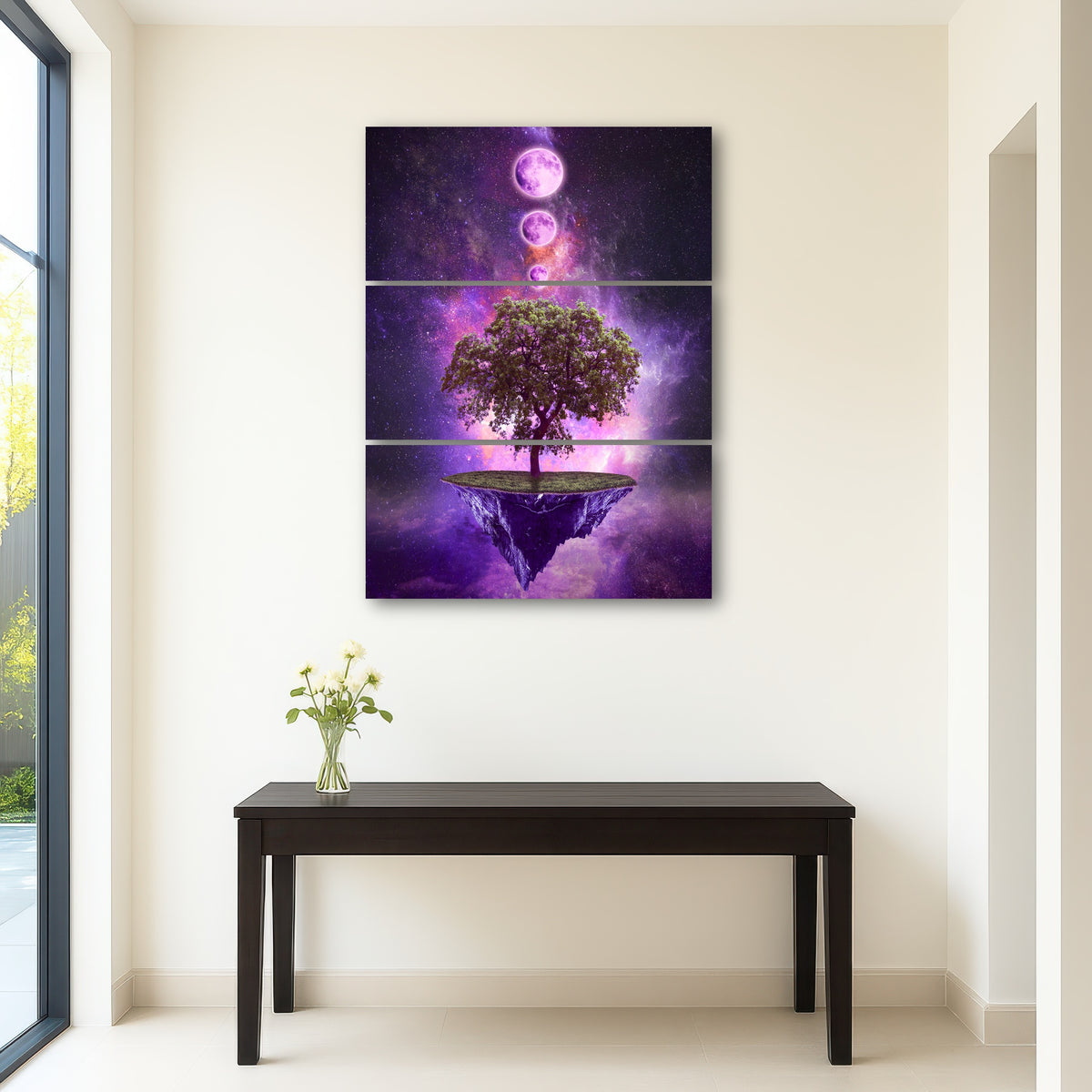AUTO-MOCKUP ROOM | Floating Island In Space