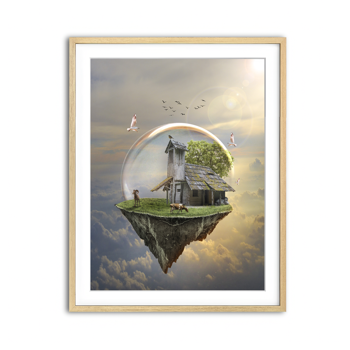 Framed Print 3x4 Natural