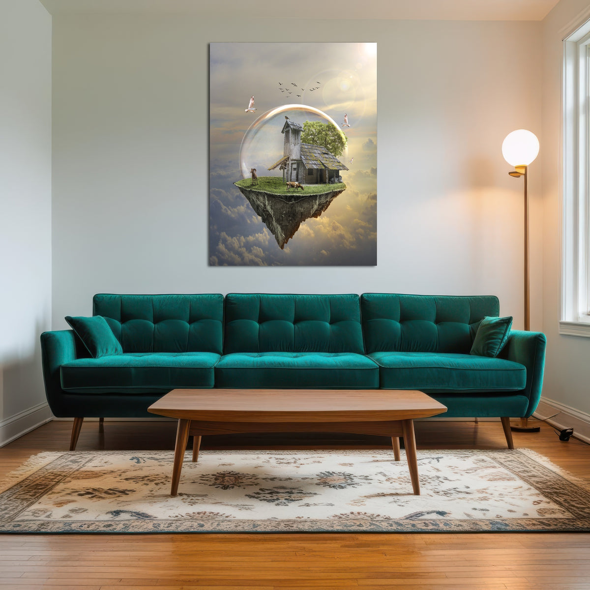 AUTO-MOCKUP ROOM | Floating Island