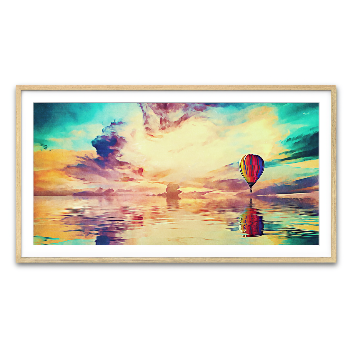 Framed Print 2x1 Natural