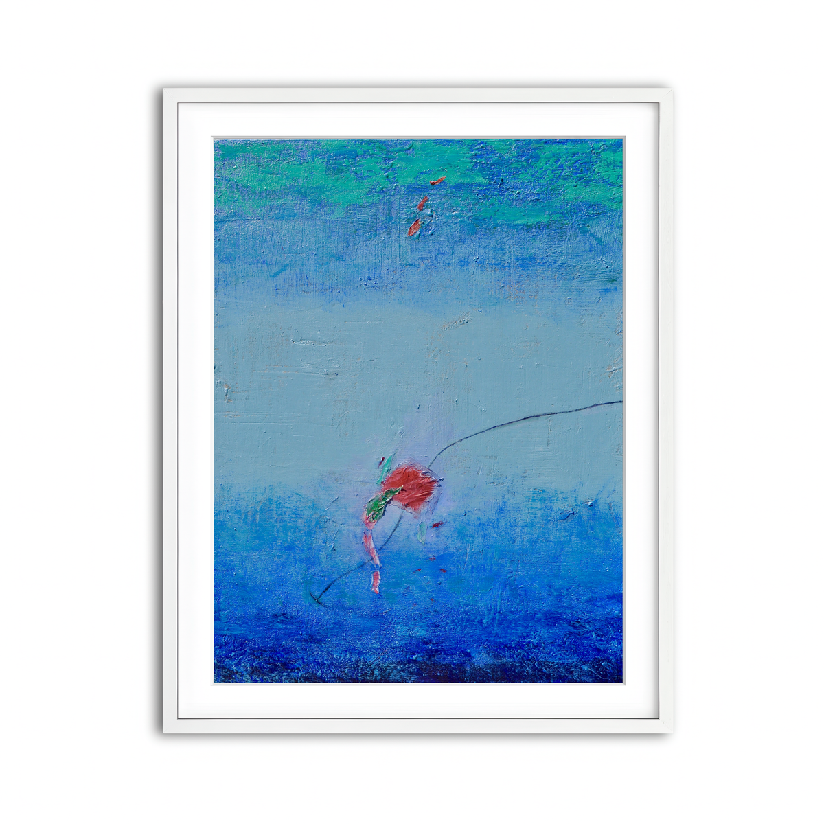 Framed Print 3x4 White