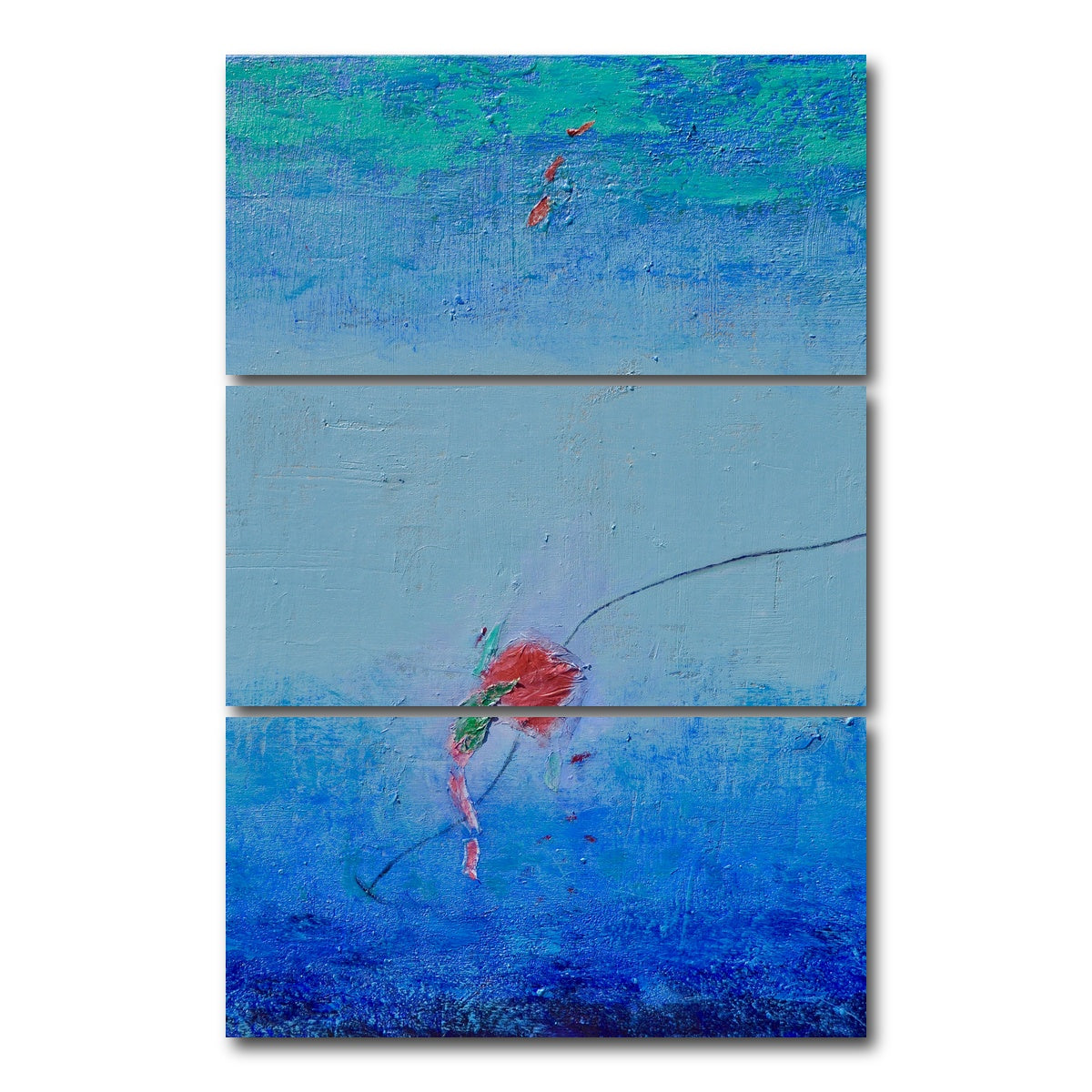 AUTO-MOCKUP WHITE | Floating in Blue | 3 Piece | Gallery Wrap Canvas | group=12x24_stacked