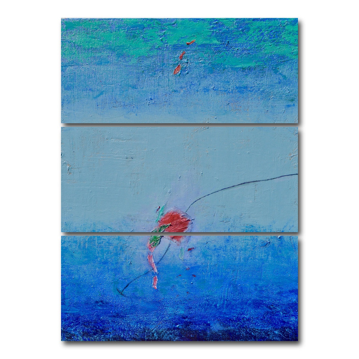 AUTO-MOCKUP WHITE | Floating in Blue | 3 Piece | Gallery Wrap Canvas | group=8x18_stacked