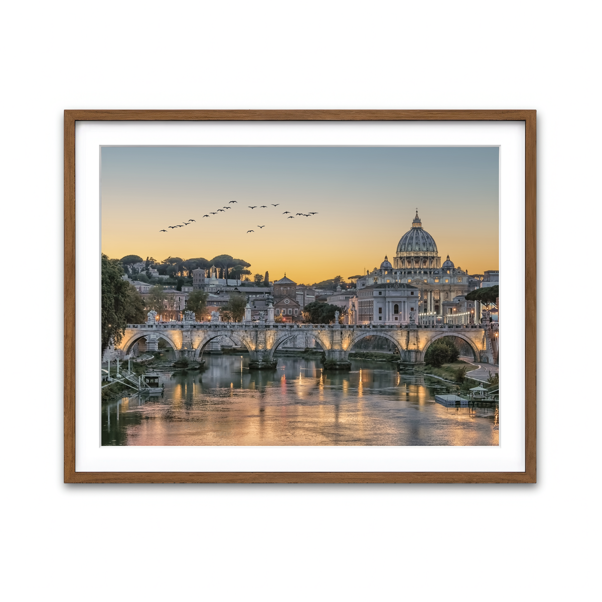 Framed Print 4x3 Walnut