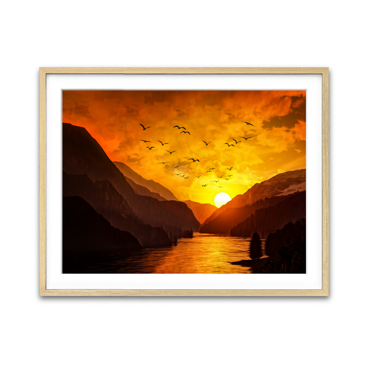 Framed Print 4x3 Natural