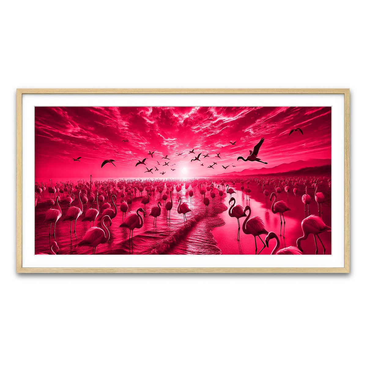 Framed Print 2x1 Natural