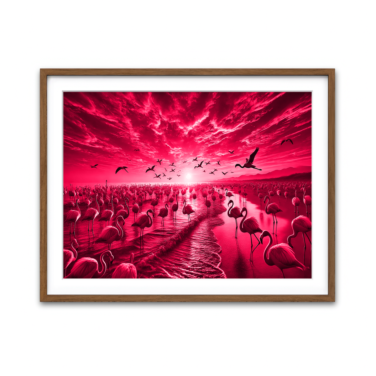 Framed Print 4x3 Walnut