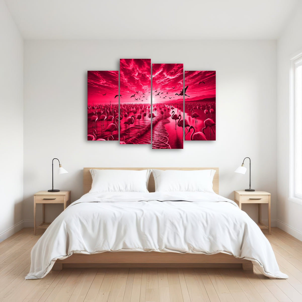 AUTO-MOCKUP ROOM | Flock of Flamingos