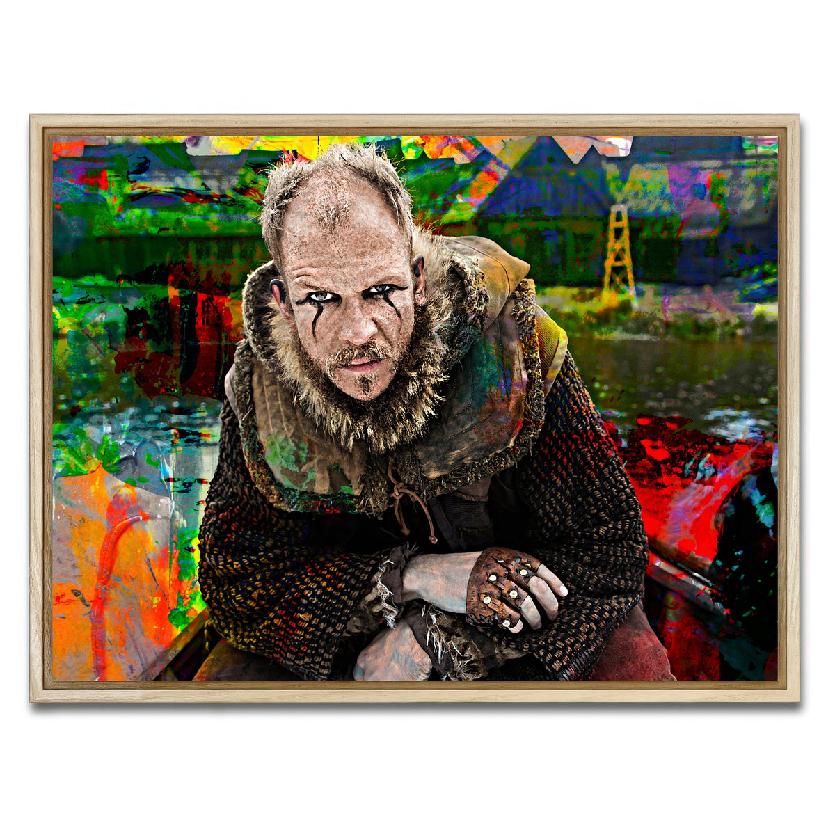 AUTO-MOCKUP WHITE | Floki | 1 Piece | Natural Framed Canvas | group=4x3
