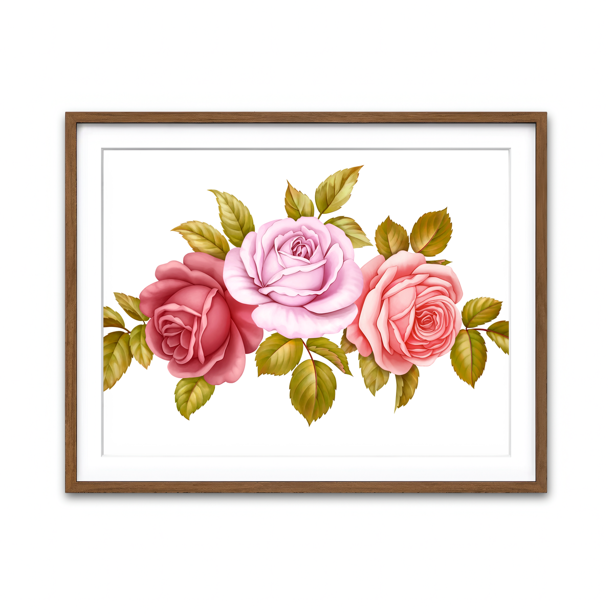 Framed Print 4x3 Walnut