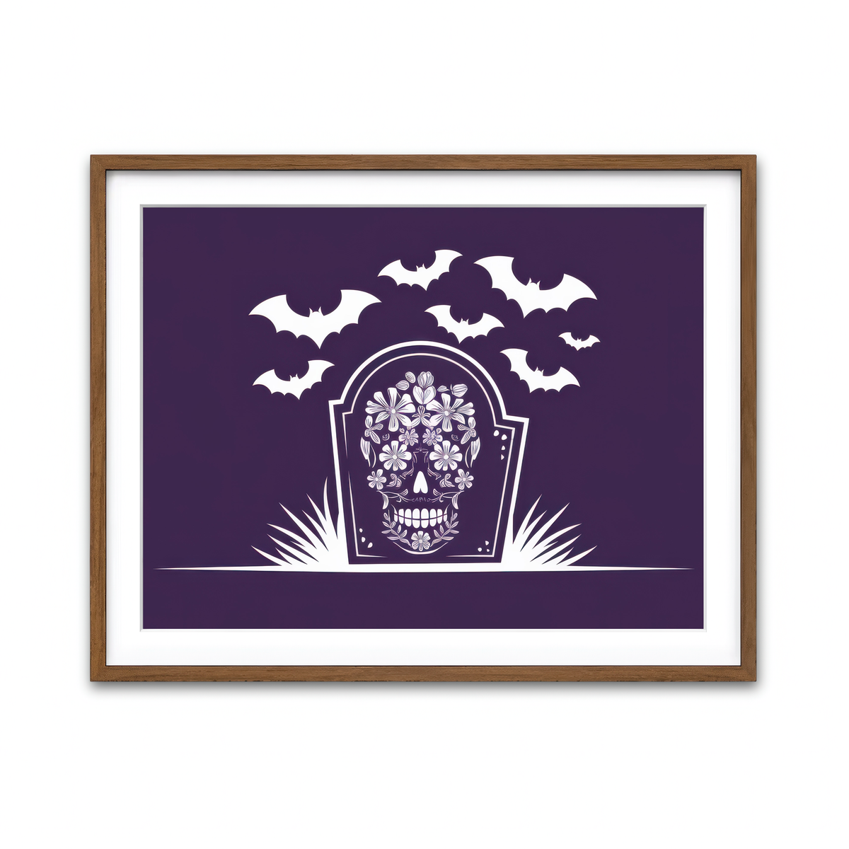 Framed Print 4x3 Walnut