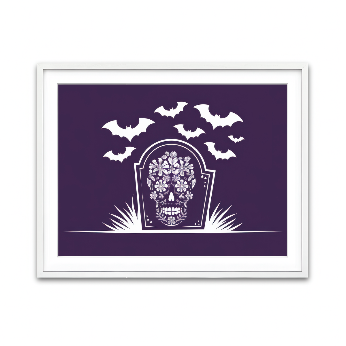 Framed Print 4x3 White