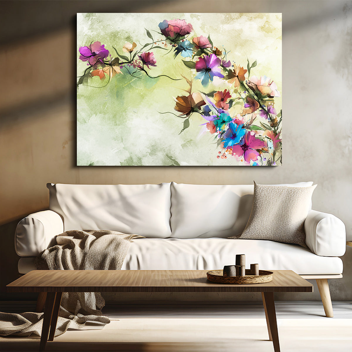 Floral Oil Painting Wall Art