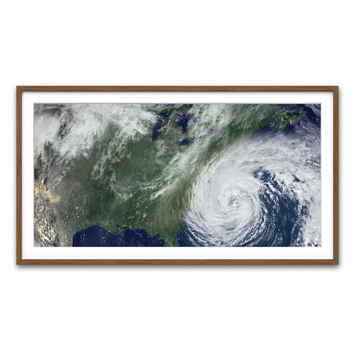 Framed Print 2x1 Walnut