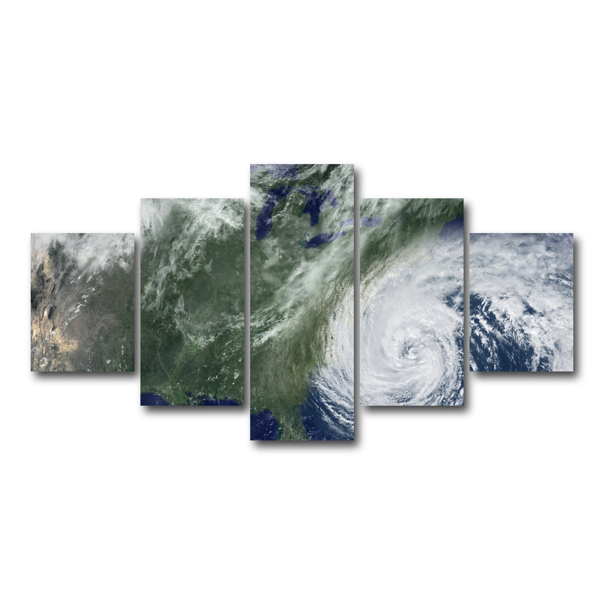 AUTO-MOCKUP WHITE | Florida Hurricane | 5 Piece | Gallery Wrap Canvas | group=5_short