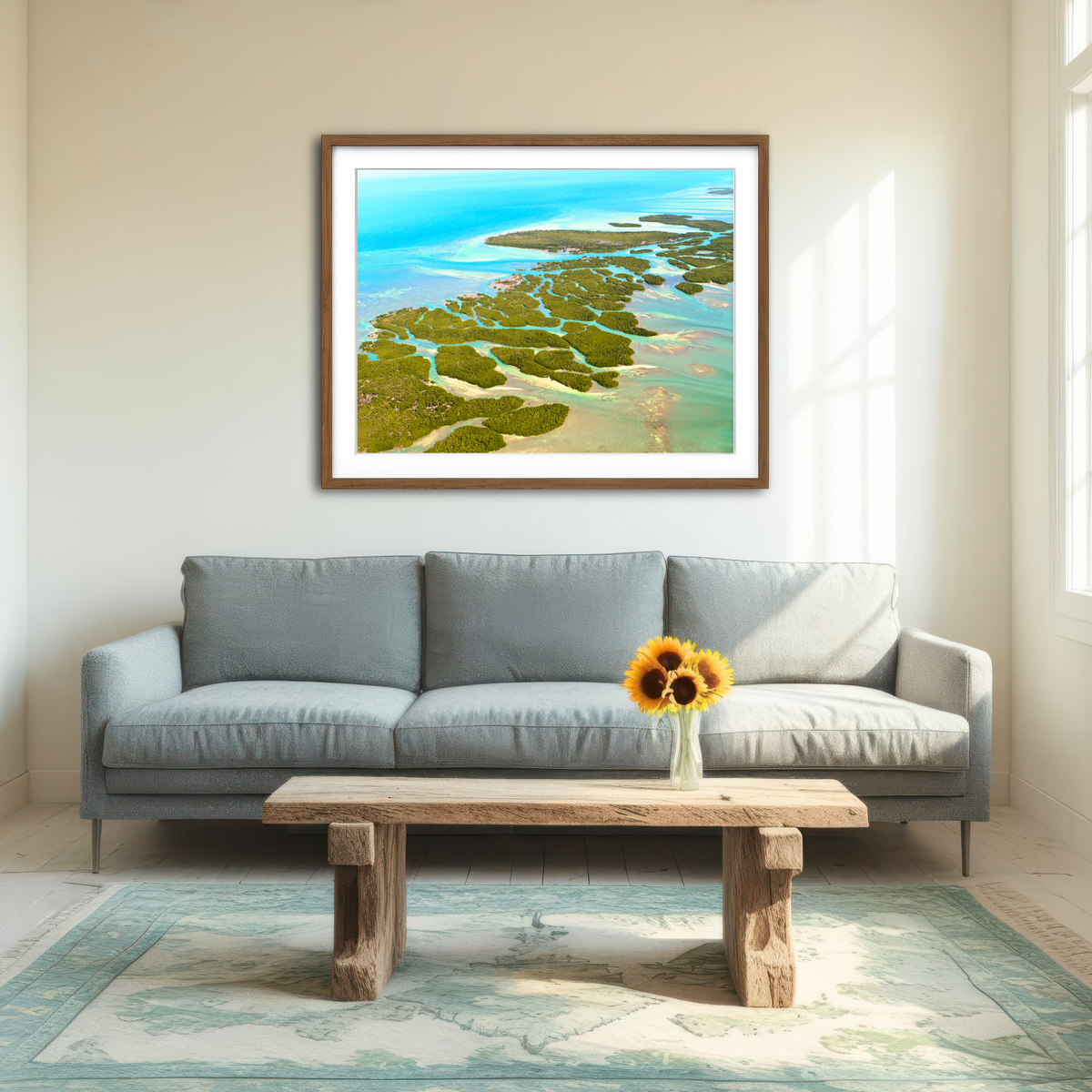 AUTO-MOCKUP ROOM | Florida Keys Wall Art