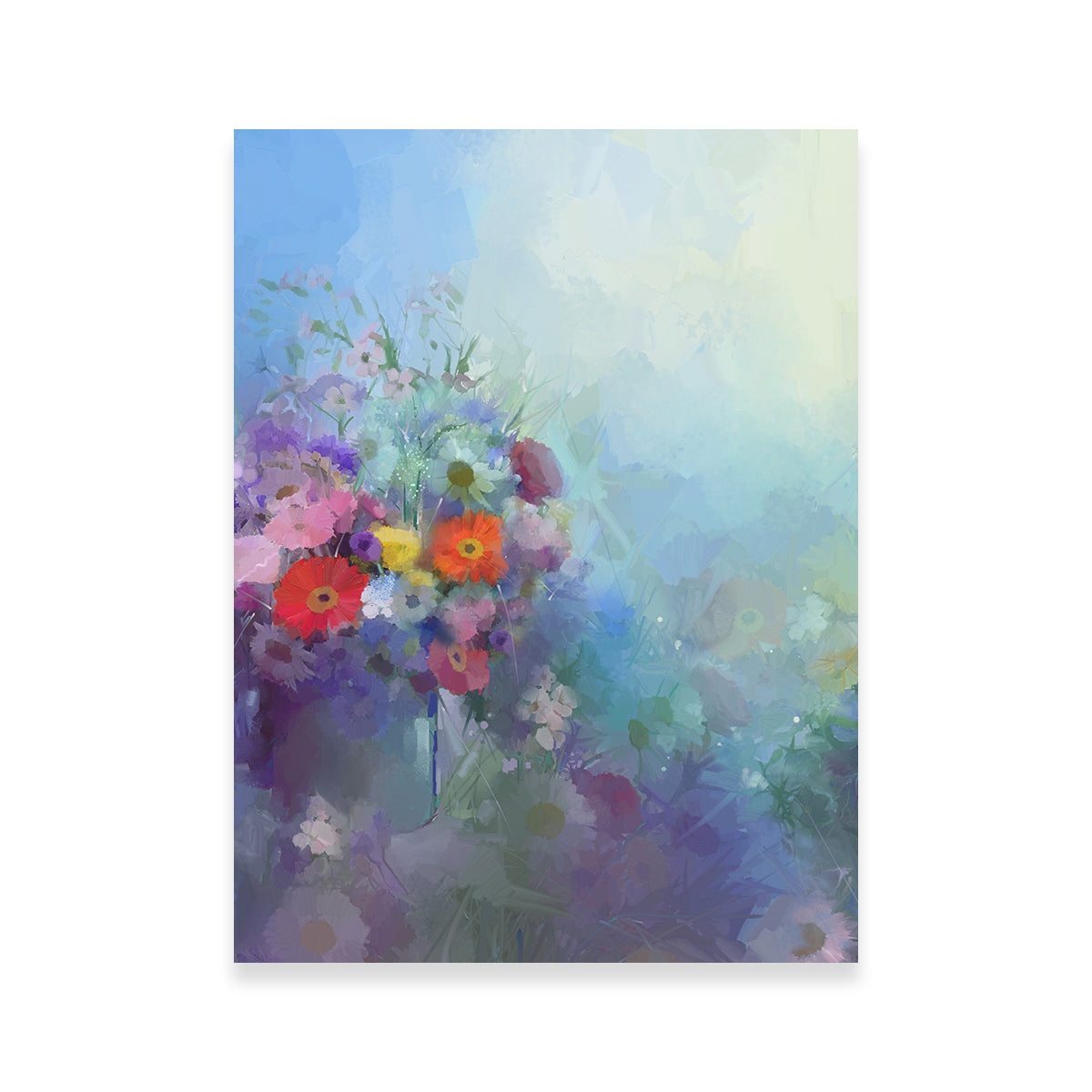 Flower Oil Painting Wall Art