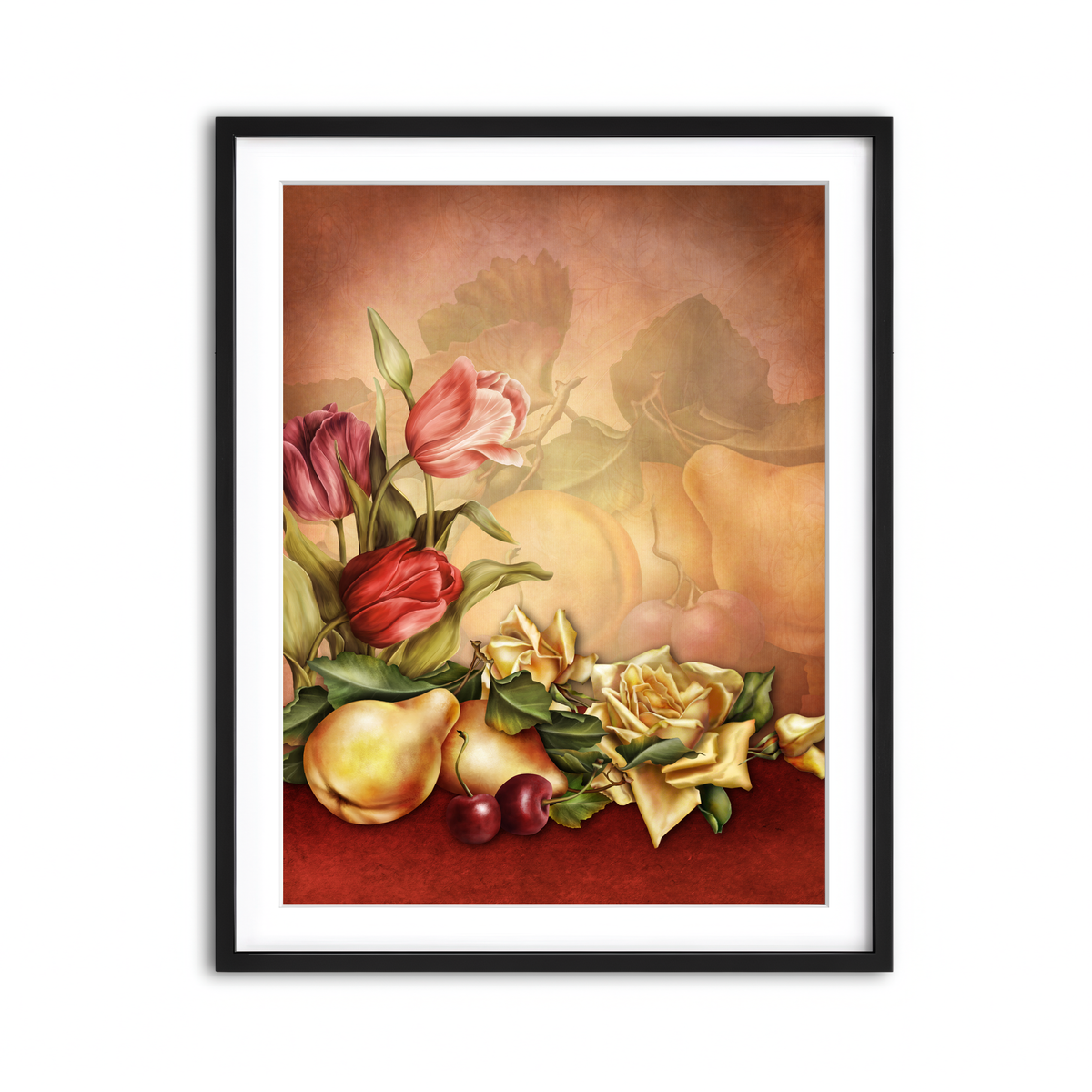Framed Print 3x4 Black