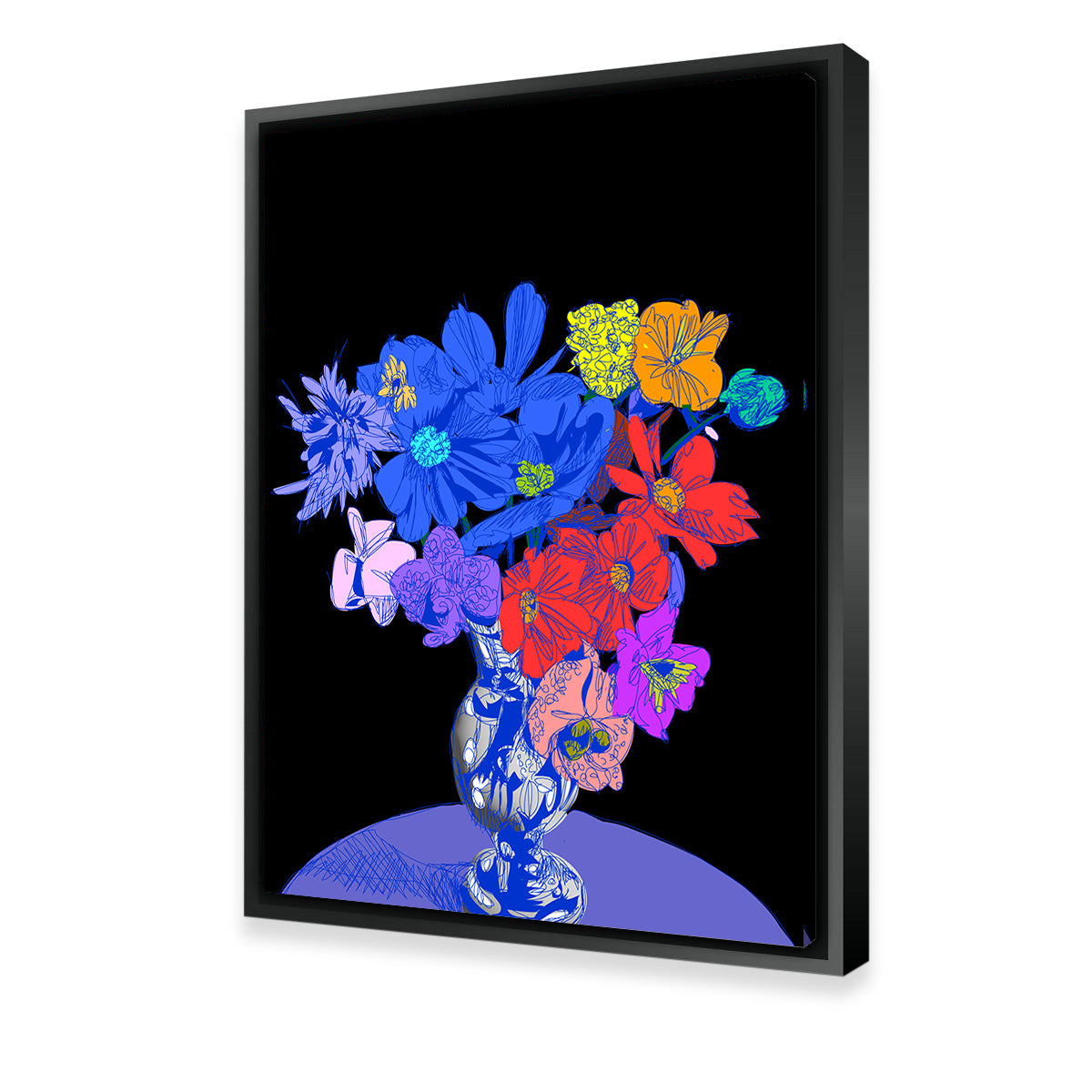 Flower Vase Wall Art