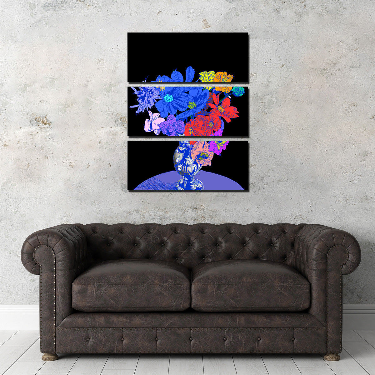 Flower Vase Wall Art