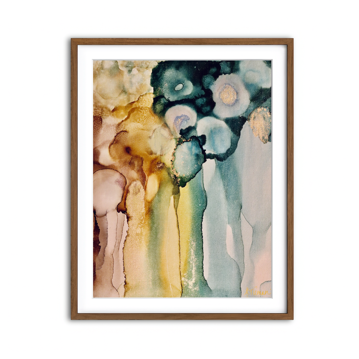 Framed Print 3x4 Walnut