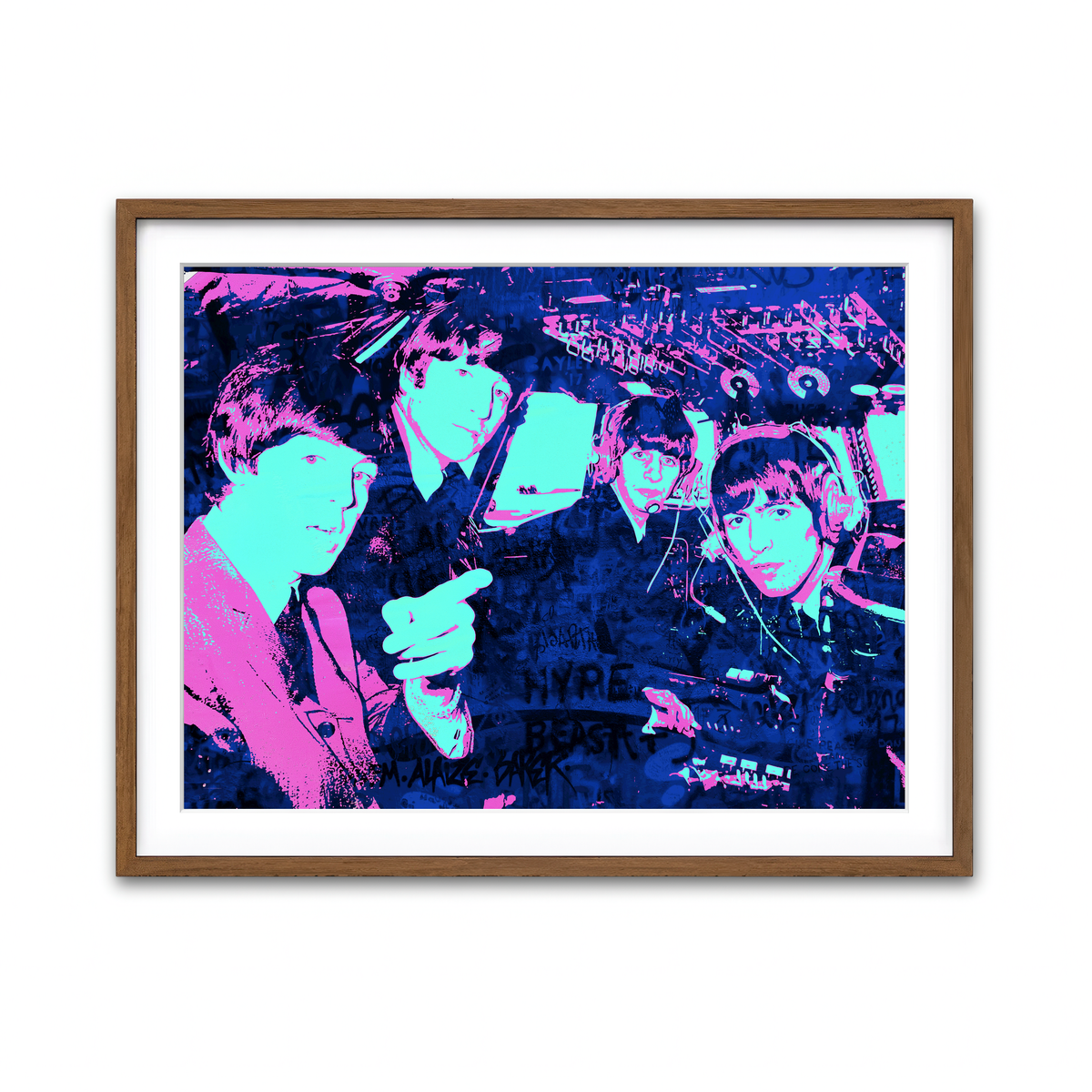 Framed Print 4x3 Walnut