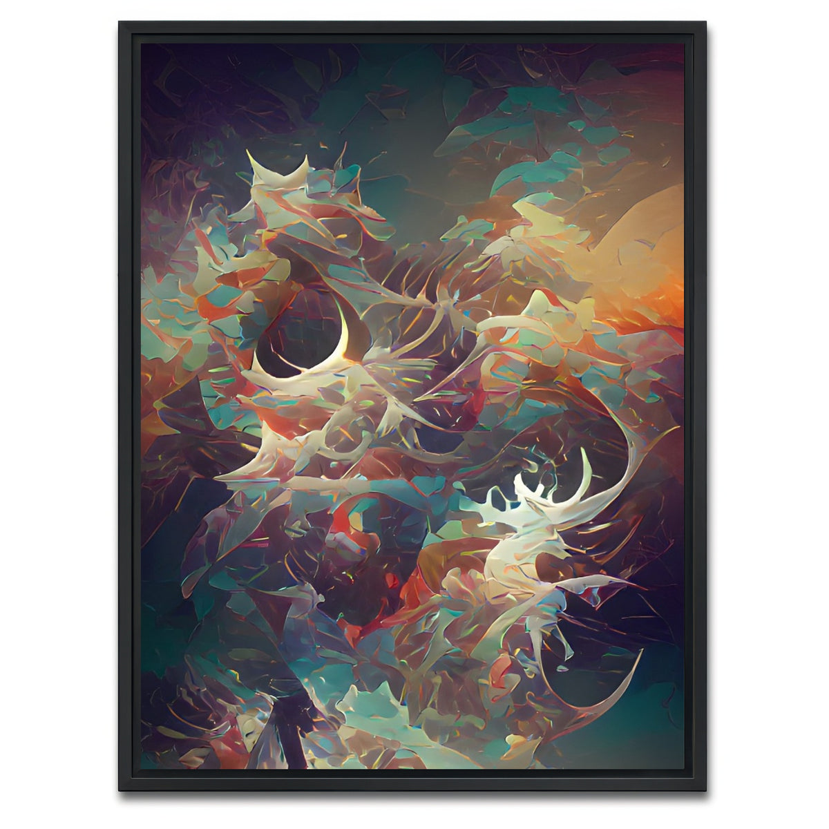 AUTO-MOCKUP WHITE | Fly in the Sky | 1 Piece | Black Framed Canvas | group=3x4