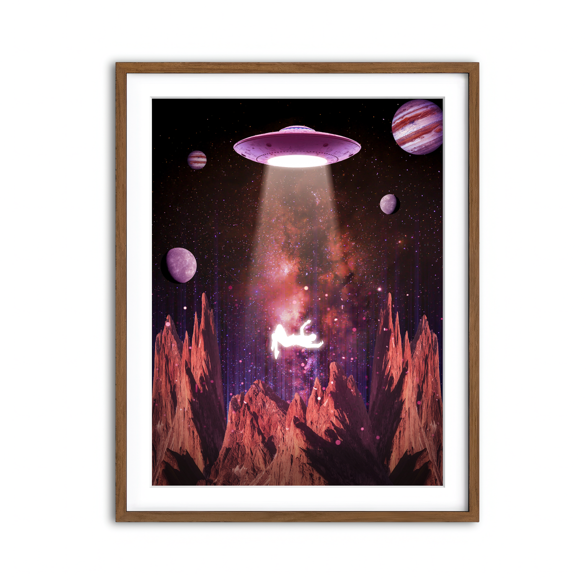 Framed Print 3x4 Walnut