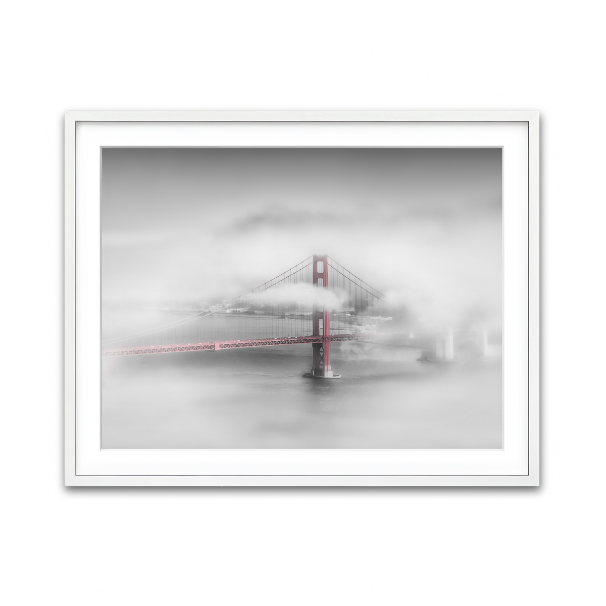 Framed Print 4x3 White