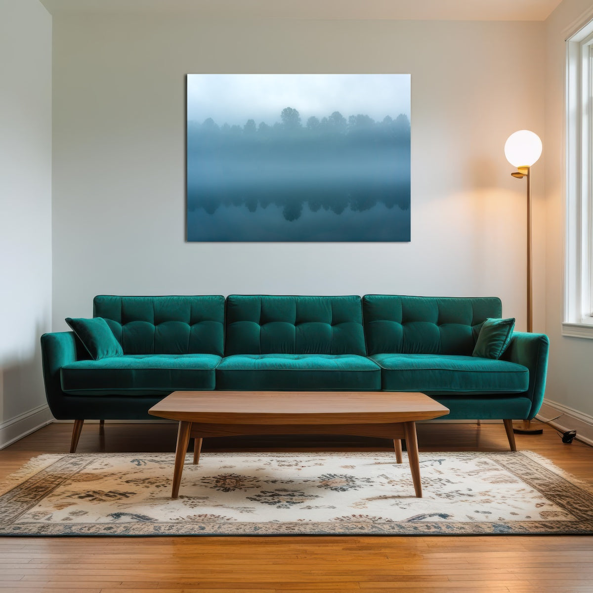 AUTO-MOCKUP ROOM | Foggy Tennessee Morning on the River