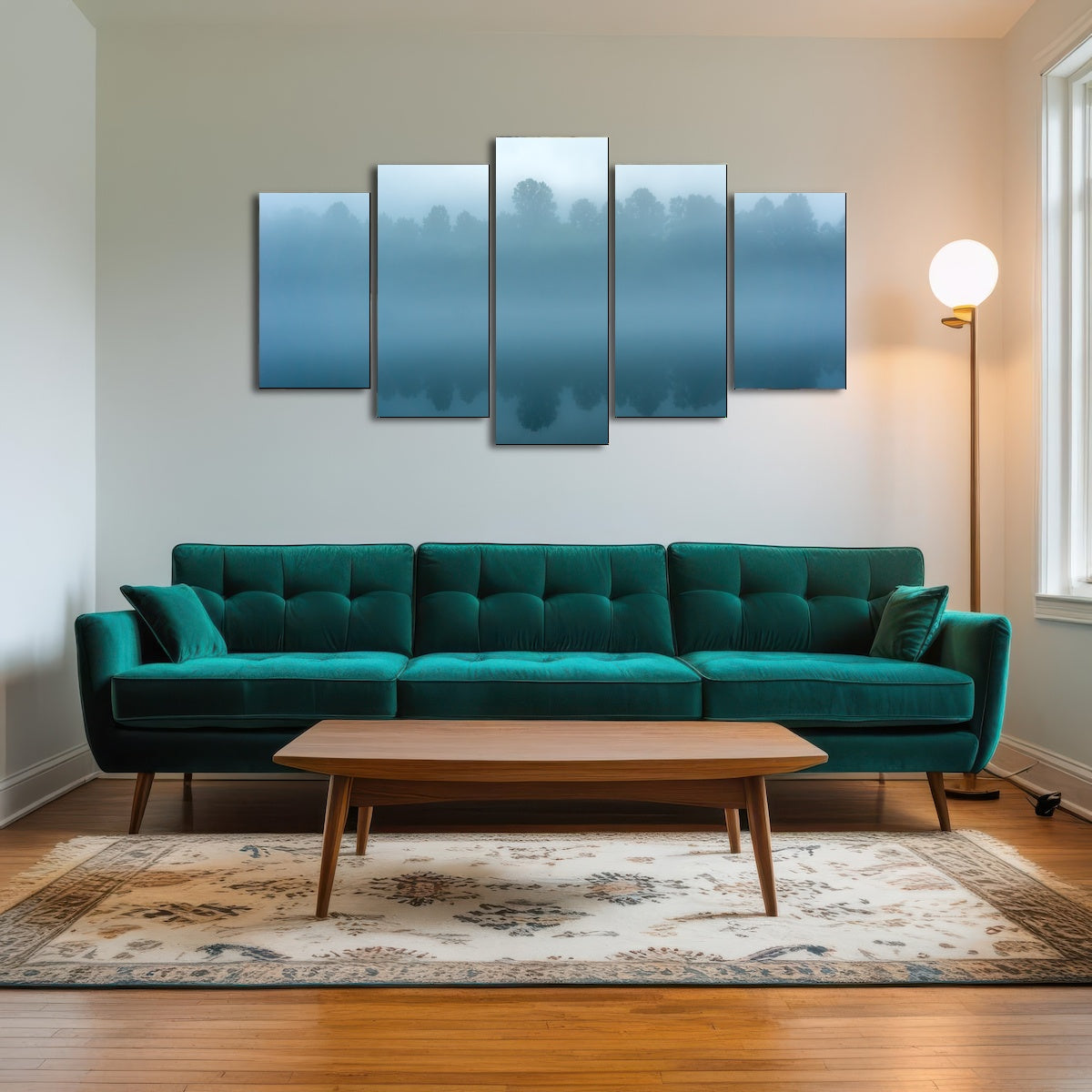 AUTO-MOCKUP ROOM | Foggy Tennessee Morning on the River