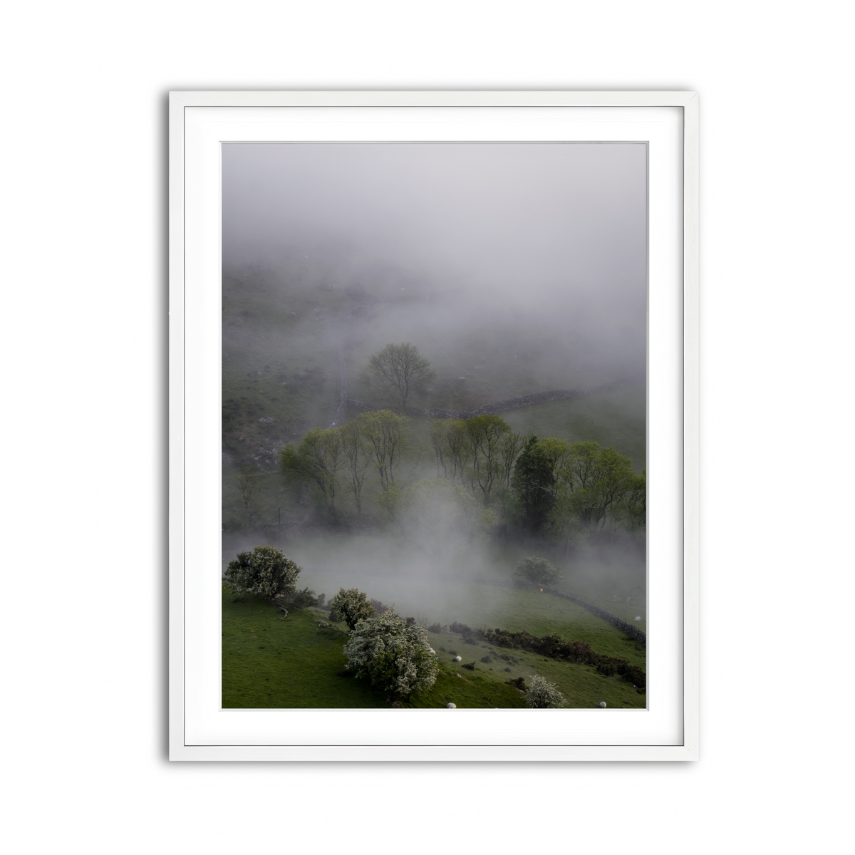 Framed Print 3x4 White