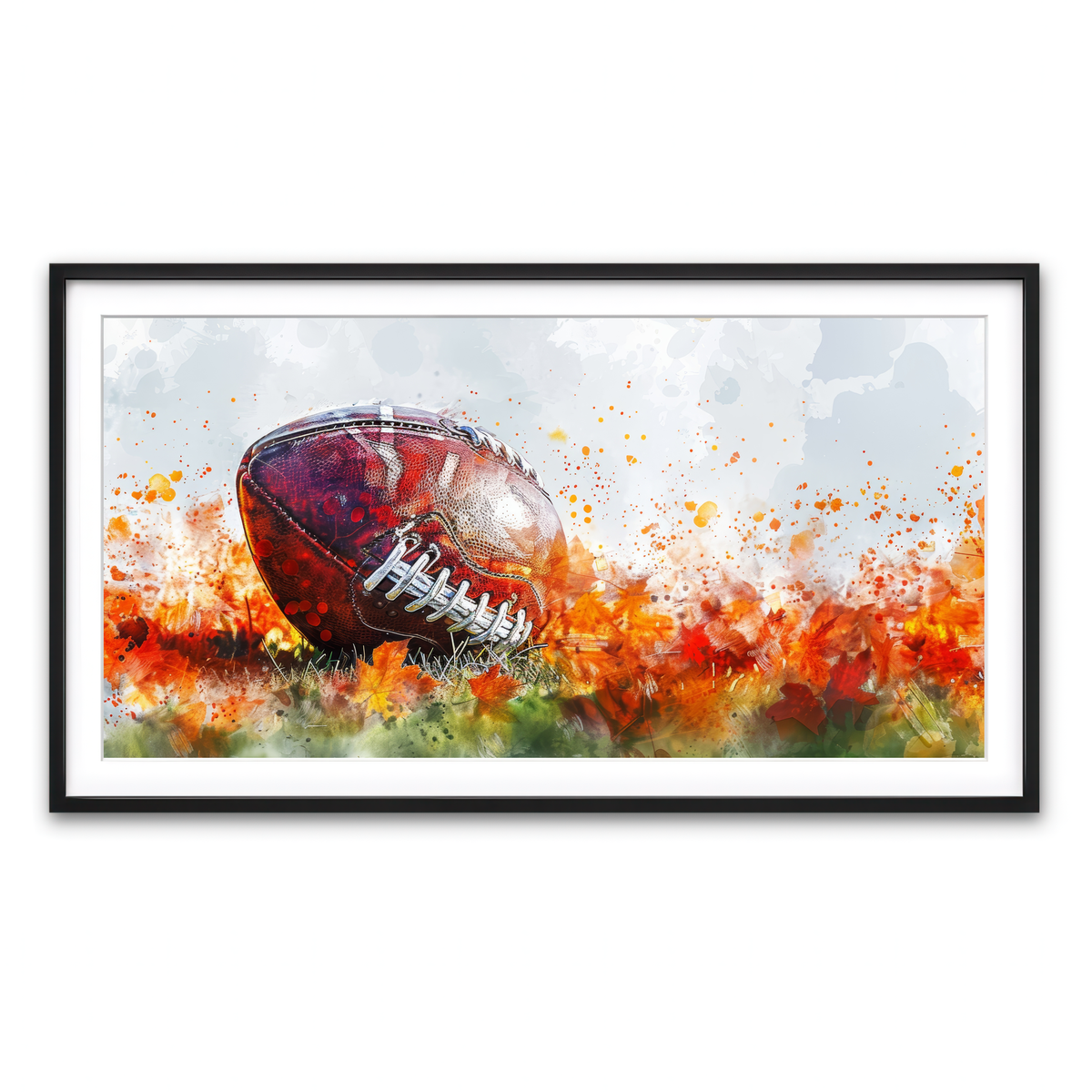 Framed Print 2x1 Black