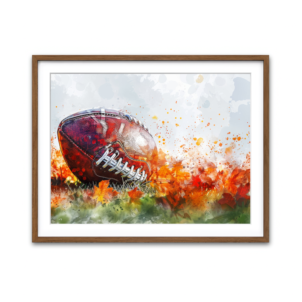 Framed Print 4x3 Walnut