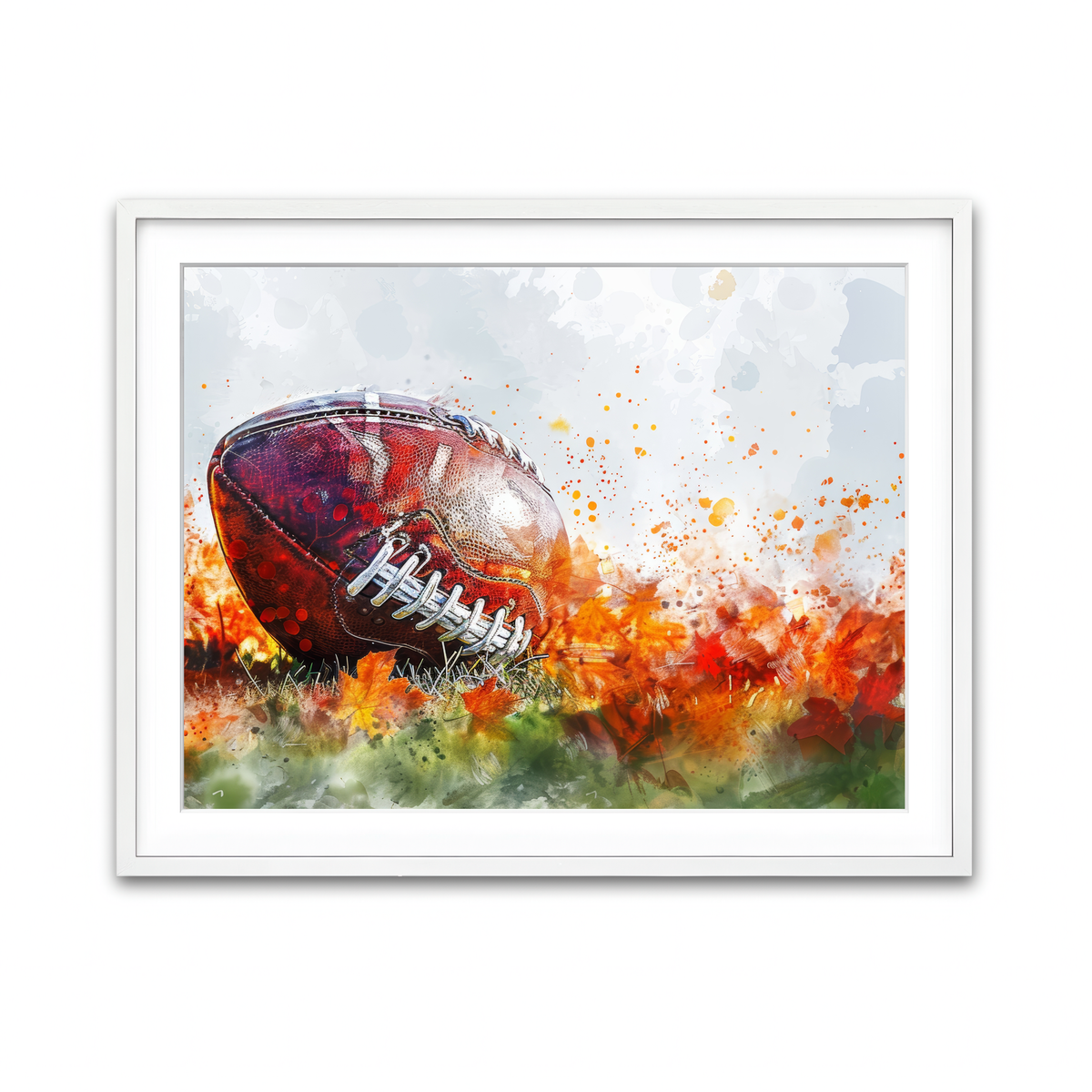 Framed Print 4x3 White