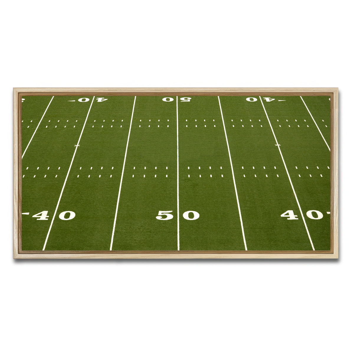 AUTO-MOCKUP WHITE | Football Field | 1 Piece | Natural Framed Canvas | group=2x1