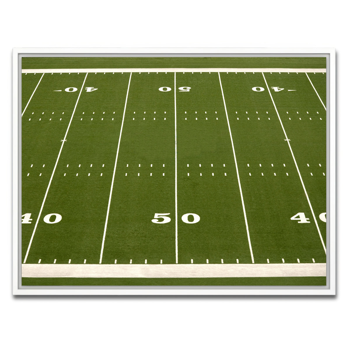 AUTO-MOCKUP WHITE | Football Field | 1 Piece | White Framed Canvas | group=4x3