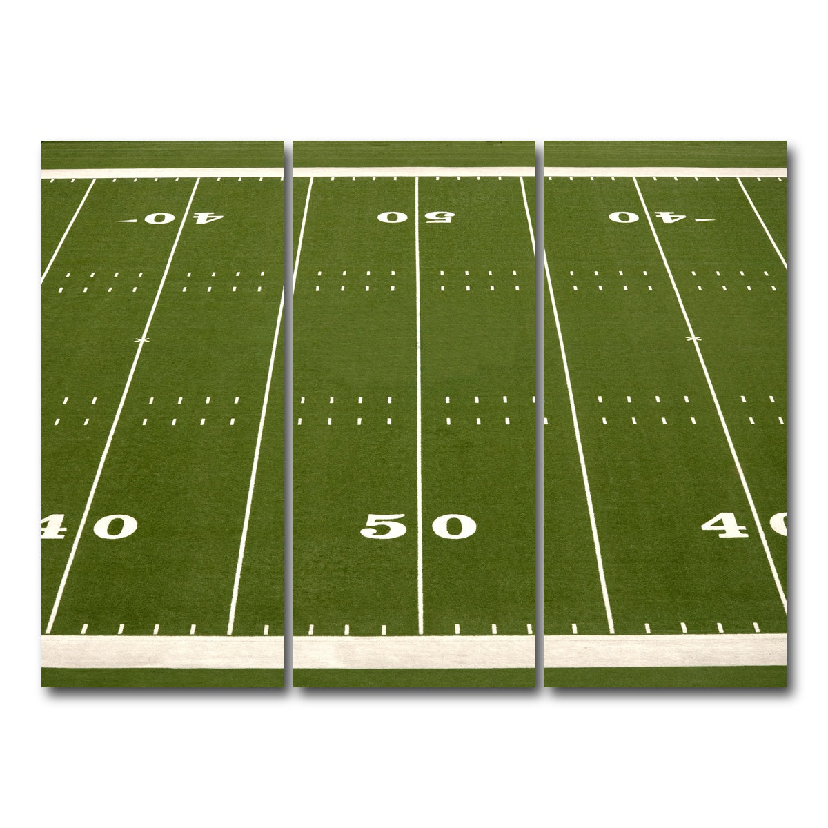 AUTO-MOCKUP WHITE | Football Field | 3 Piece | Gallery Wrap Canvas | group=8x18
