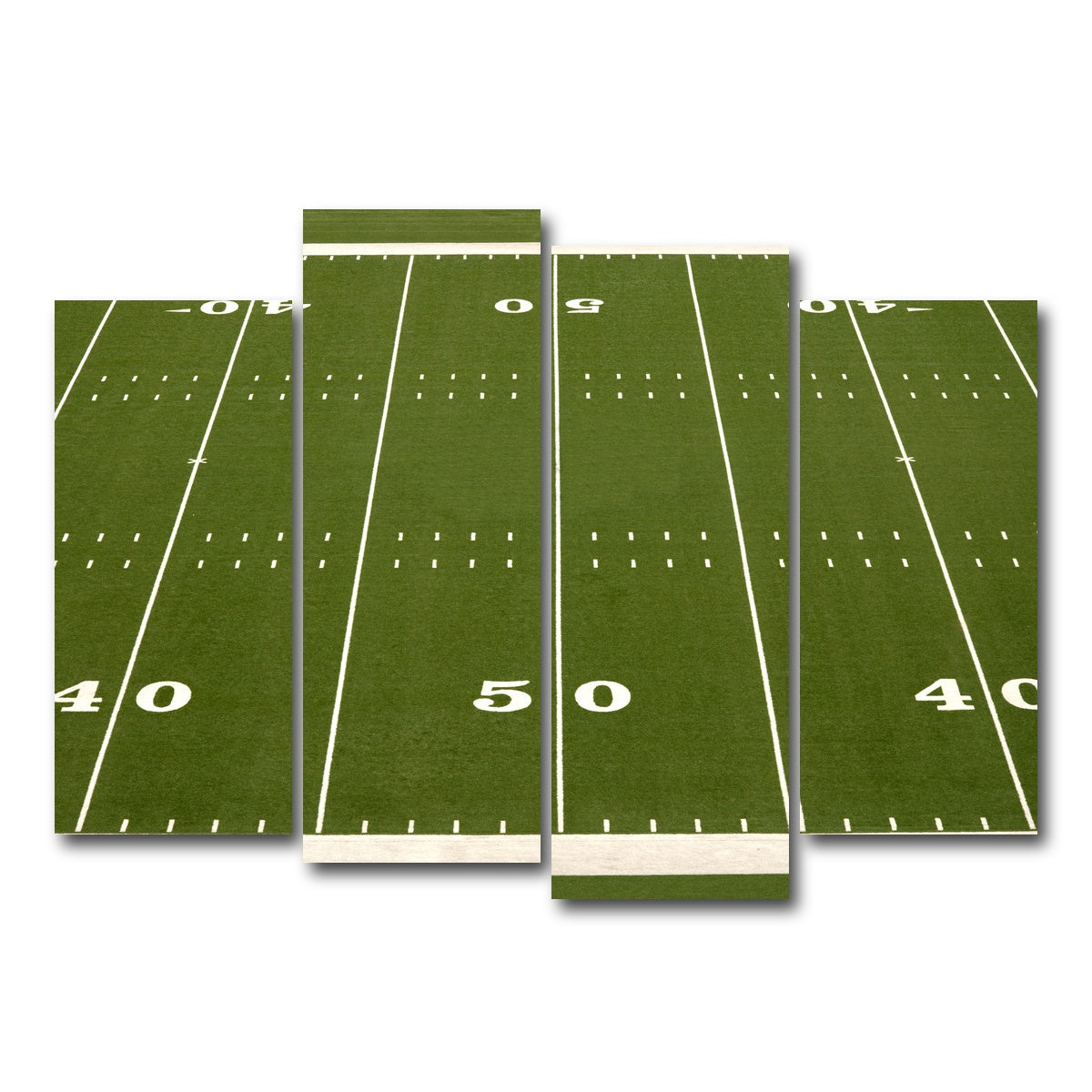 AUTO-MOCKUP WHITE | Football Field | 4 Piece | Gallery Wrap Canvas | group=4_normal