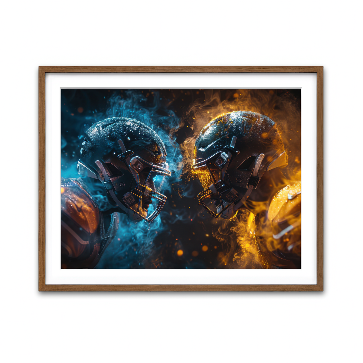 Framed Print 4x3 Walnut