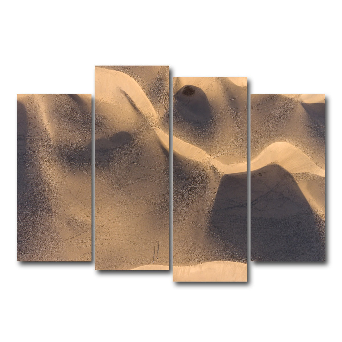 AUTO-MOCKUP WHITE | Footprints | 4 Piece | Gallery Wrap Canvas | group=4_normal